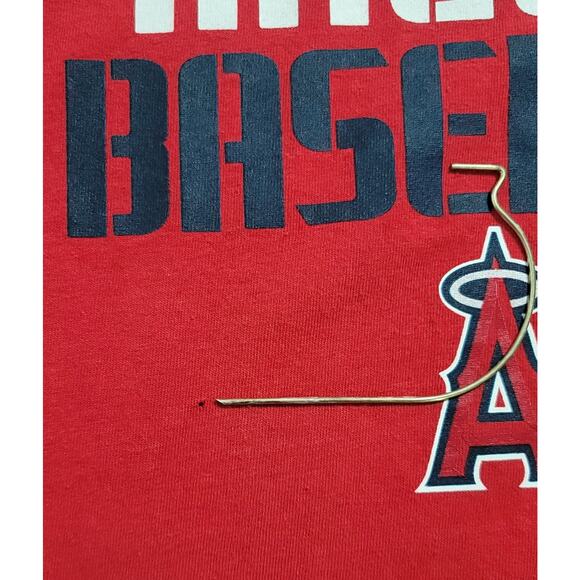 Adidas Red Angels Baseball MLB Graphic Shirt Large 14 16 Lightweight Soft - Picture 4 of 6